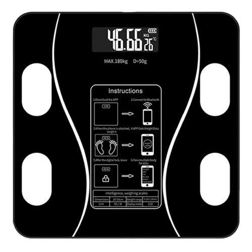 Digital Bathroom Scale 450 lb 0.05 lb Accuracy 1
