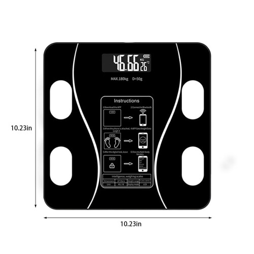 Digital Bathroom Scale 450 lb 0.05 lb Accuracy 2