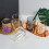 Glass Cup Ins Style Handmade Colorful 270ml 2
