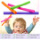 Roofei hollow baby teething tubes silicone 4 pack 2