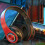 Opvouwbare Bluetooth-hoofdtelefoon met over-ear model, rood 4