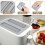 Silicone Toaster Cover for 2-Slice Toaster Gray 2 Pack 3