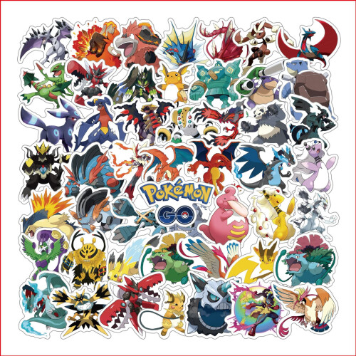 Pokemon vinyl stickers waterproof 50 pcs 1