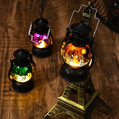Halloween LED lanterns plastic high-transparency 3 pack 2