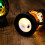 Halloween LED lanterns plastic high-transparency 3 pack 7