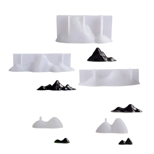 Mountain candle silicone mold kit 1 piece 1