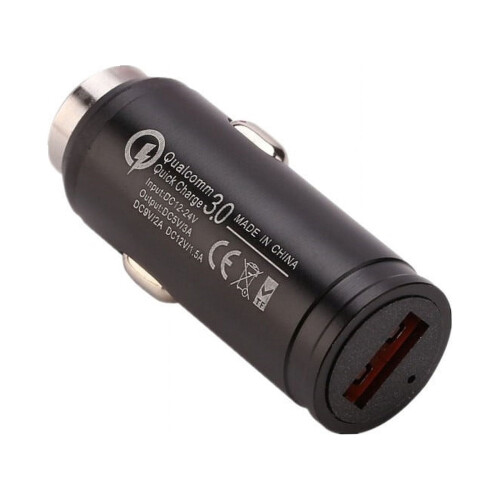 Φορτιστής αυτοκινήτου FreedomTech USB Qual Comm γρήγορης φόρτισης, QC3.0Γρήγορη φόρτιση για 2
