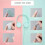 Easter press-on nails almond long 24 pcs 6