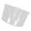 Acrylic round serving bowl clear 16 cm 5