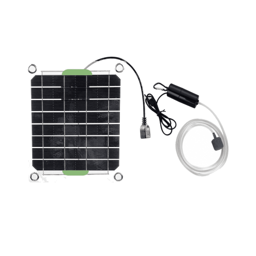 Aquarium Air Pump Solar USB Powered 20W 2