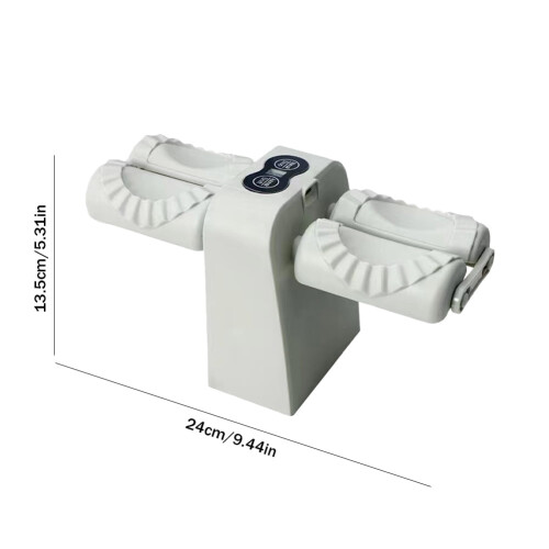 Dumpling Maker Double Head Automatic Grey 1