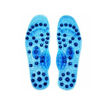 (S 35-40, Blue) Magnetic Therapy Acupressure Slimming Insoles - Relieve Pain & Improve Blood Circulation