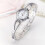 Lloy Lady Waterproof Bangle Watch Silver 4