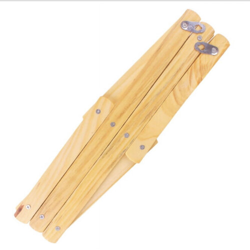 Bamboo wall rack with 10 hooks for hats and accessories 2