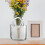 Glass flower vase handbag shape 1 piece 7