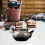 Ceramic Teapot 750ml Grey for Home Camping Tea Making 8