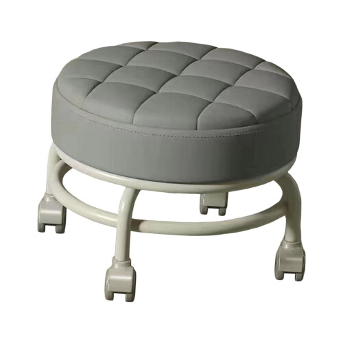 LOVIVER rotating roller stool gray heavy duty 1