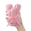 Reusable kitchen dish cloths coral velvet bear shape 4-pack 6