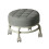 LOVIVER rotating roller stool gray heavy duty 7