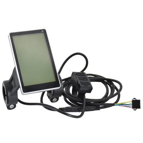 E-Bike LCD Display Screen 5-Pin M5 Speedometer with Controls 1