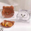 Pink Bear-Shaped Snack Plate Set 2 Pieces 3