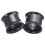 Stainless Steel Ear Tunnels 2PCS Black 12mm 6