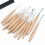 Crochet Hooks with Wooden Handle 3.0mm–12mm 11pcs 6