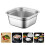 Stainless Steel Kitchen Washing Basin 24cm 3
