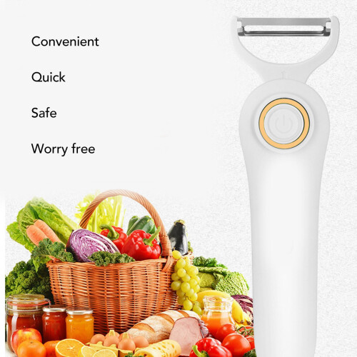 Electric Fruit Peeler with 3 Cutter Heads 2