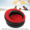Inflatable Chair Flocked Surface Red 1 Piece 3