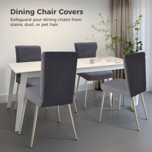 Dining Chair Covers Stretch Slipcovers for Parsons Chairs 4 1