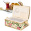 Rose Red Grid Sewing Basket with Removable Tray and Pin 4