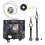 LOVEVER music chime box clock movement kit 4 types 3