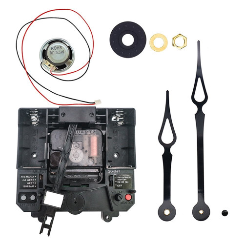 LOVEVER music chime box clock movement kit 4 types 2