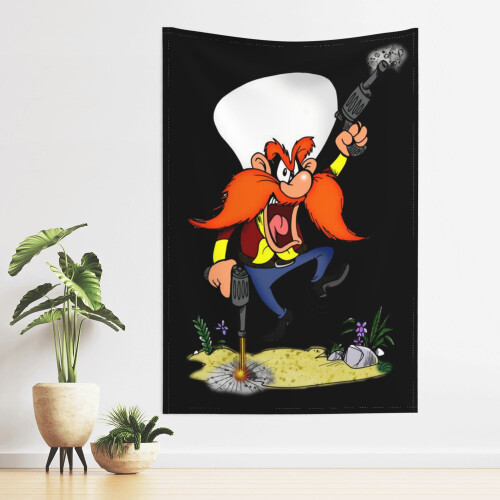 Yosemite Sam tapestry wall decor 60x80 in 2