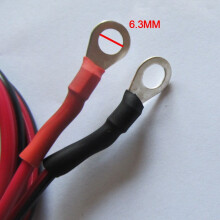 Car Battery Inverter Power Cable with Alligator Clips 2 pcs