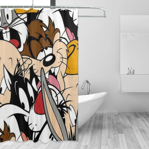 Bugs Bunny shower curtain polyester waterproof 72x72 inches 2