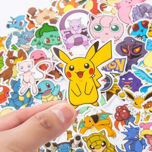 Pokemon vinyl stickers waterproof 50 pcs 2