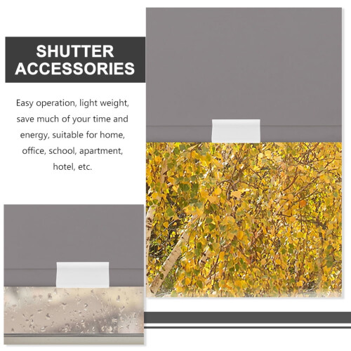 Roller Shade Pulls White 4PCS 1
