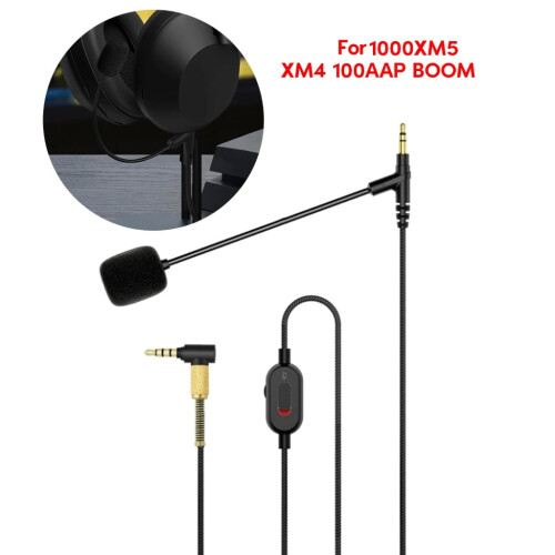 Nylon Braided 3.5mm to 3.5mm Headset Cable 2m 1