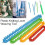 Knitting Loom Kit Plastic Green with Hook Needle 2