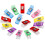 Sewing Clips Multicolor 20 pcs 2.7 x 1.0 x 1.5 cm 3