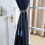 Decorative tassel rope hand tie backs black 5