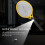 Rechargeable Bug Zapper Racket Indoor Outdoor Mosquito Fly 6