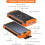 Solar Power Bank 15000mAh 20W Wireless Charging 4