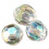 Acrylic bicone spacer beads transparent round 2500 pcs 7