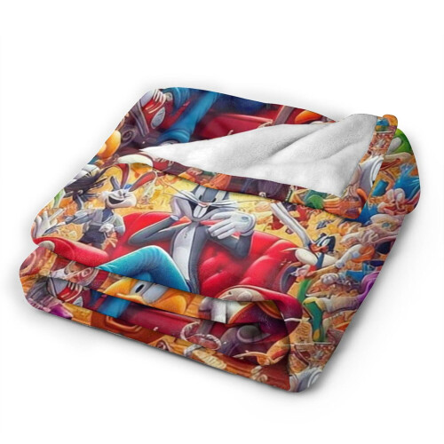 Bugs Bunny plush throw blanket for sofa bedroom 1