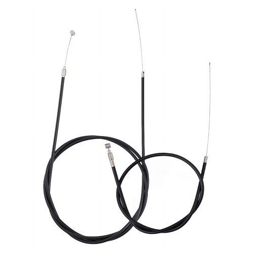 Brake Cable Set Stainless Steel Front and Rear 2