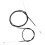 Brake Cable Set Stainless Steel Front and Rear 6