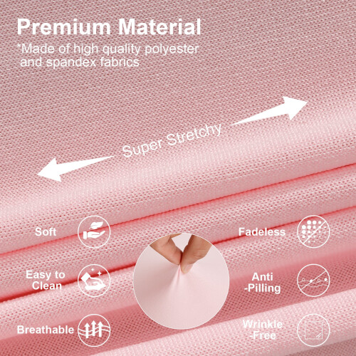 Pcapzz Lash Bed Cover Pink Stretchy Fitted 6FT 2